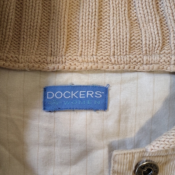 Dockers Tan Jean Jacket Corduroy Style - Picture 2 of 16